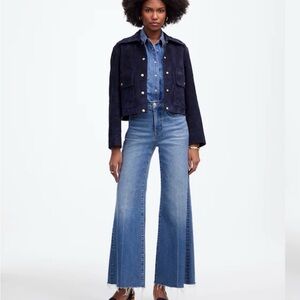 Madewell Petite Flared Crop Jeans BNWT